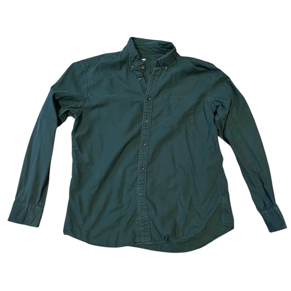 Uniqlo XL Green Button Down - Picture 1 of 2